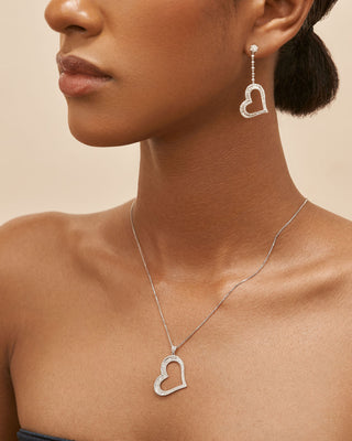 Bria Diamond Heart Necklace