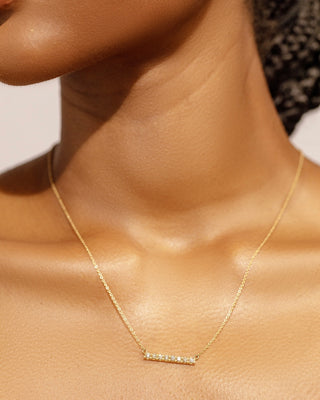 Horizontal Diamond Necklace