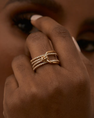 Zuri Knot Diamond Ring